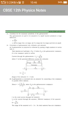 CBSE 12th Physics Notes android App screenshot 4