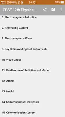 CBSE 12th Physics Notes android App screenshot 5